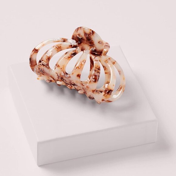 Claw Hair Clip Large Tortoise Shell Chic Versatile Stylish for Updos main image 3